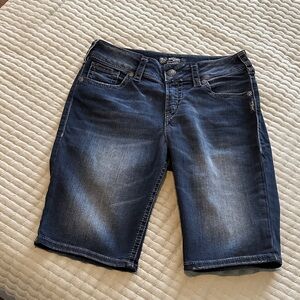 Silver Jeans Classic Blue Denim Shorts